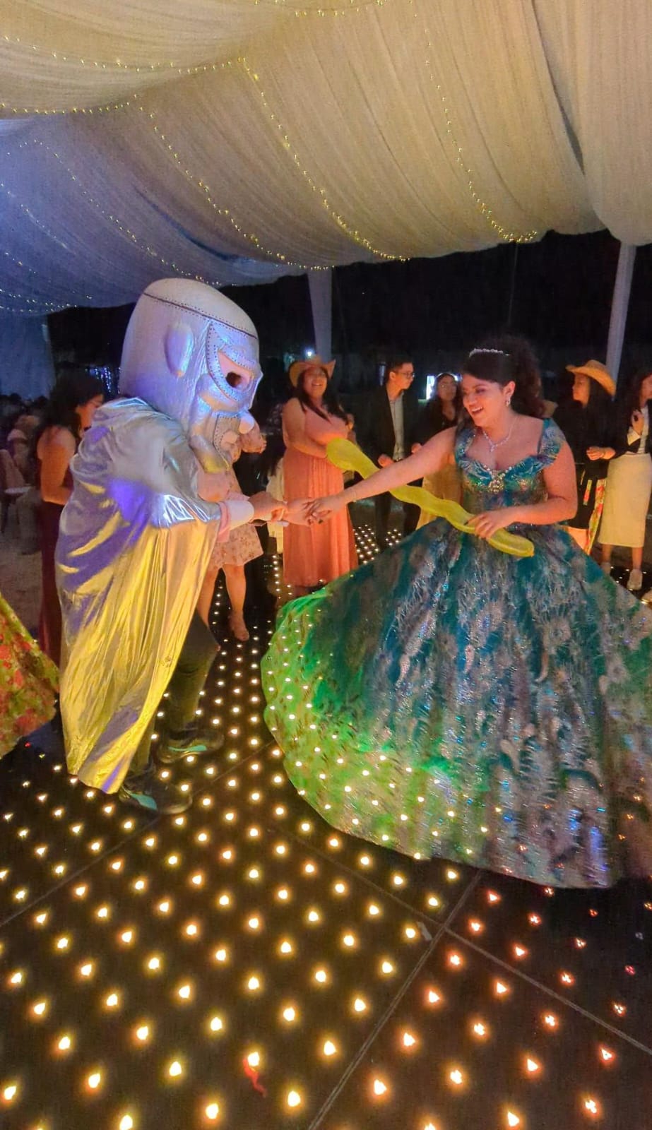Heriberto Cuevas durante un evento
